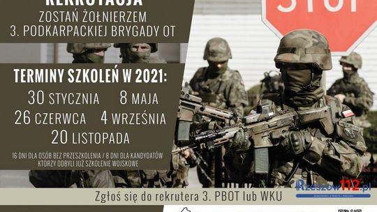 3.Podkarpacka Brygada OT rekrutuje nowych żołnierzy