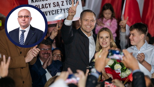 Adam Dziedzic jako pierwszy podkarpacki parlamentarzysta koalicji rządzącej pogratulował Nawrockiemu