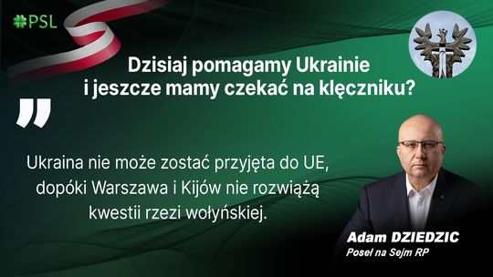 Adam Dziedzic o Wołyniu: mamy czekać na klęczniku?! [WYWIAD]