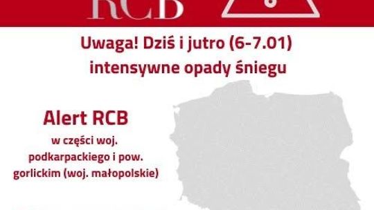 Alarm RCB dla Podkarpacia!
