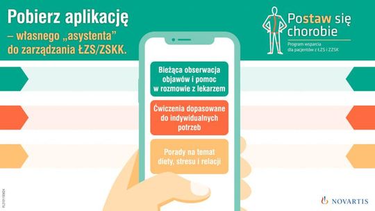 Aplikacja na telefon dla pacjentów z ZZSK i ŁZS, która ma być asystentem w zarządzaniu chorobą