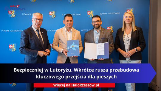 Bezpieczniej w Lutoryżu. Wkrótce rusza przebudowa kluczowego przejścia dla pieszych