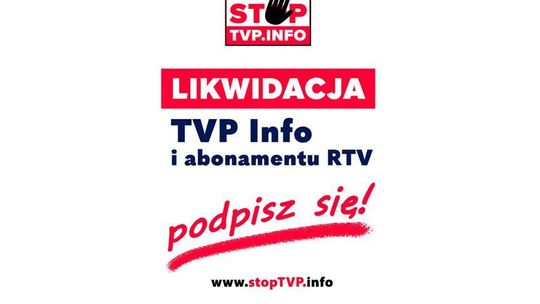 Chcą likwidacji TVP Info i abonamentu RTV. Zbierają podpisy