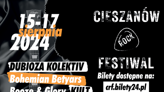 Cieszanów Rock Festiwal 2024. Trzy dni rockowej zabawy z KSU, ŁYDKA GRUBASA, KULT, ARMIA i inni!
