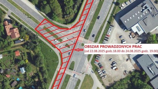 Czasowe utrudnienia na skrzyżowaniu Krzyżanowskiego i Armii Krajowej w Rzeszowie