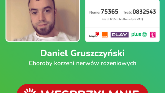 Daniel z Sanoka prosi o pomoc w walce z chorobą