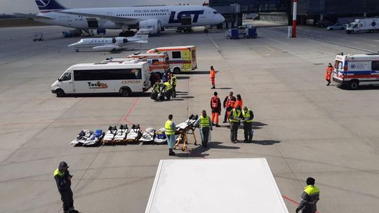 Do Rzeszowa przyleciał Airbus A310 MedEvac. Niemcy przysłali go po rannych Ukraińców