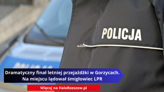 Dramatyczny finał letniej przejażdżki w Gorzycach. Na miejscu lądował śmigłowiec LPR