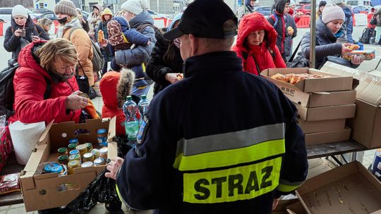 Działania humanitarne strażaków (Fotorelacja)