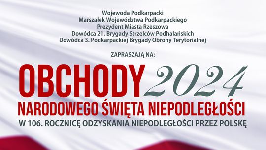 Dzień Niepodległości w Rzeszowie. Sprawdź, co na Ciebie czeka [PROGRAM]