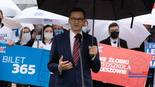 Ewa Leniart ,,na dobre i na złe”? Morawiecki w Rzeszowie