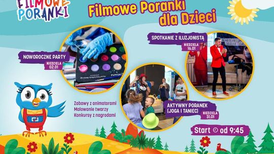 Filmowy Poranek dla Dzieci w Kinie Helios - powitanie nowego roku