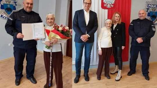 Gratulacje za obywatelską postawę dla 91-letniej mieszkanki Przemyśla