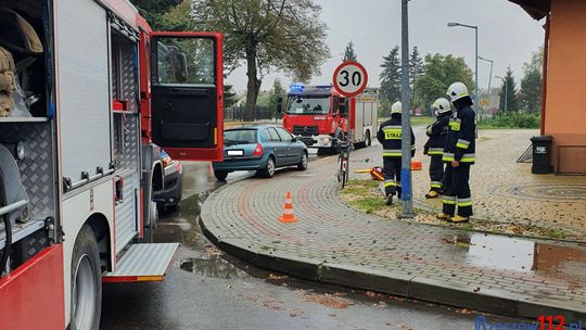 Grębów. Potrącenie rowerzysty