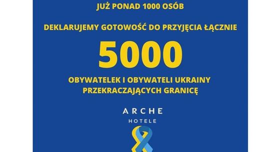 Grupa Arche deklaruje gotowość przyjęcia 5000 osób, uchodźców z Ukrainy