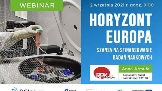 HORYZONT EUROPA – szansa na sfinansowanie badań naukowych. PCI zaprasza na webinar