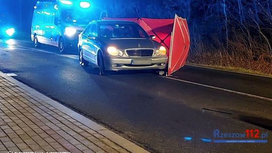 Huta Komorowska. Potrącenie pieszego. Utrudnienia