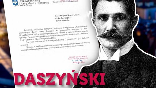 Ignacy Daszyński - pierwszy premier II RP patronem ronda w Rzeszowie