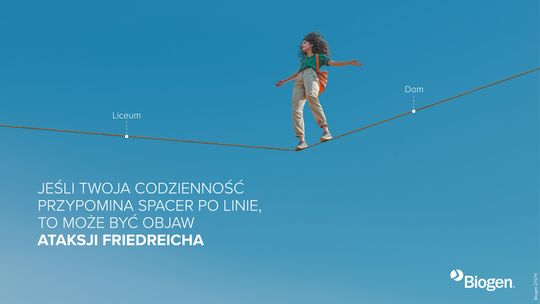 Jeśli Twoja codzienność przypomina spacer po linie, to może być objaw ataksji Friedreicha Jeśli Twoja codzienność przypomina spacer po linie, to może być objaw ataksji Friedreicha