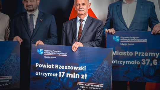 Kolejne miliony dla powiatu rzeszowskiego na konieczne inwestycje