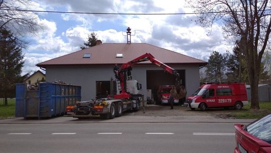 Kolejny etap modernizacji budynku OSP Rzeszów-Biała