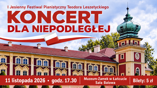 „Koncert dla Niepodległej”. Młodzi muzycy wystąpią w Zamku w Łańcucie