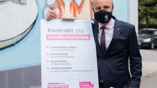 Konrad Fijołek podpisał kontrakt dla Osiedla Staroniwa