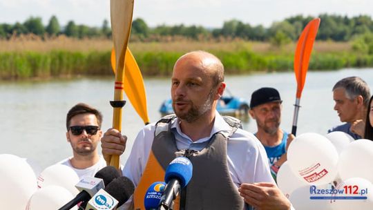 Konrad Fijołek zagospodaruje brzegi Wisłoka