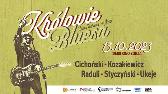 Królowie Bluesa – koncert mistrzów gitary w jubileusz powstania Estrady Rzeszowskiej