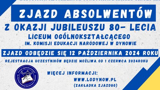 Liceum Ogólnokształcące w Dynowie świętować będzie 80. rocznicę powstania