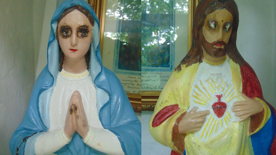 Maryi i Jezusowi wydrapali oczy. Dwóch nastolatków zatrzymanych