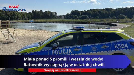 Miała ponad 5 promili i weszła do wody! Ratownik wyciągnął ją w ostatniej chwili