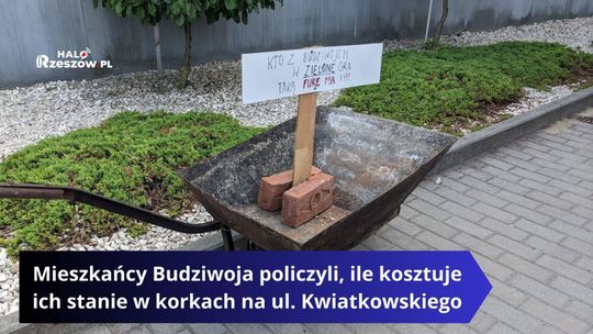 Mieszkańcy Budziwoja policzyli, ile kosztuje ich stanie w korkach na ul. Kwiatkowskiego