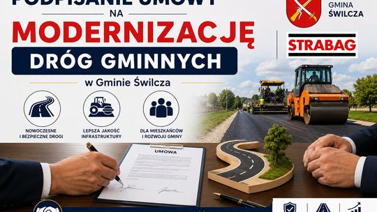 Milionowe inwestycje na drogach w gminie Świlcza. Umowa podpisana, ruszają duże prace w trzech miejscowościach