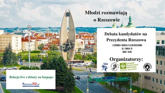 Młodzi rozmawiają o Rzeszowie - live dziś o 18.30!