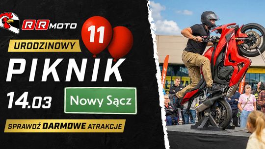 Motocyklowe uderzenie w Nowym Sączu! Wielkie otwarcie sezonu i 11. urodziny RRmoto już 14 marca