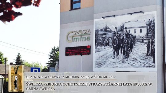 Mural upamiętniający historię OSP w Świlczy walczy o tytuł w ogólnopolskim konkursie