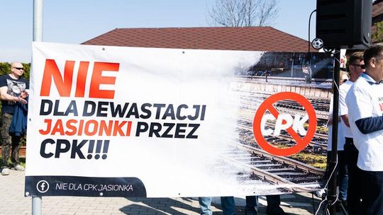 Nie dla CPK w Jasionce. Kolejny protest przeciwników