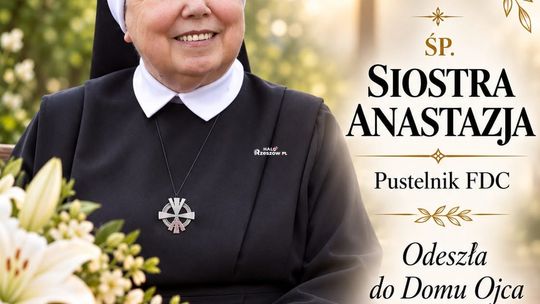 Nie żyje siostra Anastazja. Pochodząca z Podkarpacia autorka znanych książek kulinarnych miała 76 lat