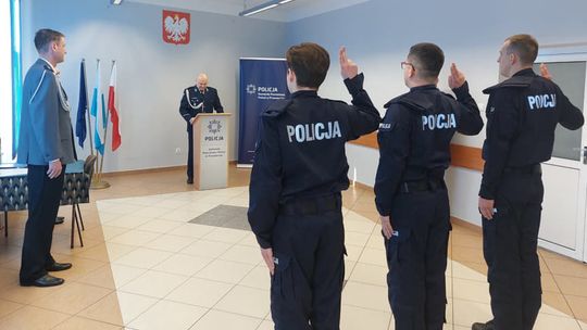 ślubowanie policjantów