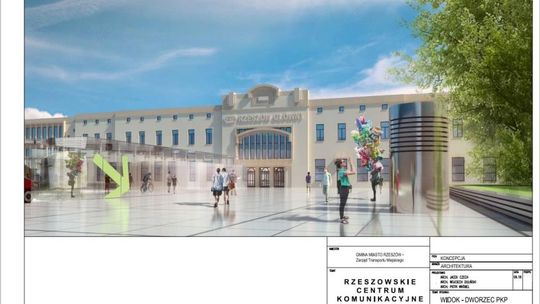 Ogłoszono przetarg na Rzeszowskie Centrum Komunikacyjne [Wizualizacja]