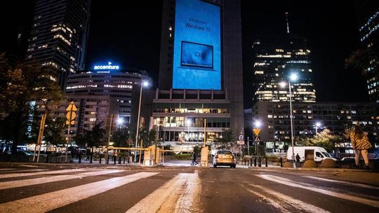 Ogromne okna na Warszawę – animacja w centrum stolicy