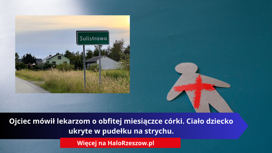 Ojciec mówił lekarzom o obfitej miesiączce córki. Ciało dziecko ukryte w pudełku na strychu.