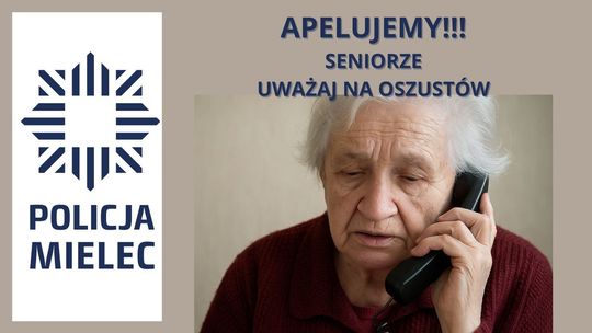 Oszustwo "na policjanta i prokuratora" - 93-letnia mieszkanka Mielca straciła oszczędności życia!