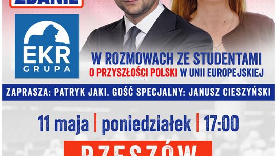 Patryk Jaki dzisiaj w Rzeszowie. Czy w klubie Pod Palmą trafi na trudnego przeciwnika?