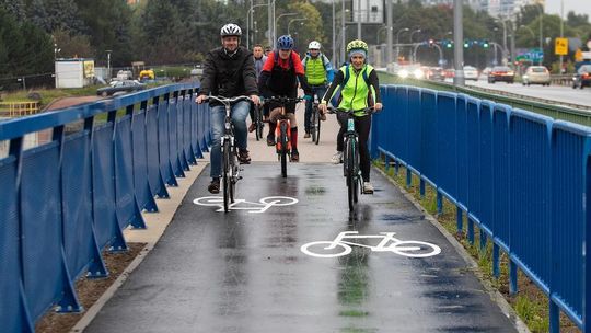 Pierwszy w Rzeszowie totem dla rowerzystów