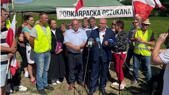 Protest rolników Duńkowiczki