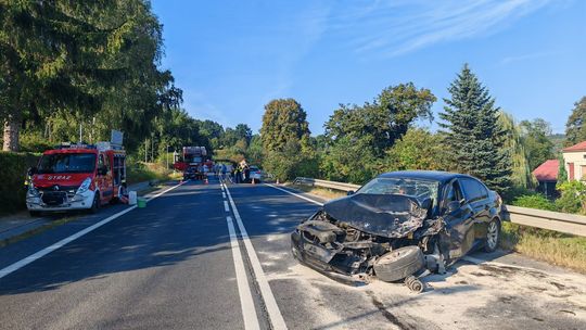 Policja o niedzielnym wypadku w Wyżnem, gdzie rannych zostało 8 osób [ZDJĘCIA]