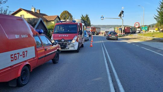 Potrącenie pieszej w Babicy na drodze krajowej 19. Ranna kobieta trafiła do szpitala