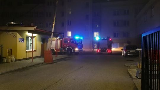 Pożar łóżka przyczyną nocnej akcji strażaków